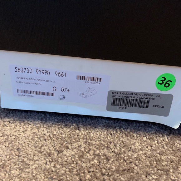 Gucci Sneakers Men Screener GG Hightops 7.5 (US 8) - Picture 5 of 6